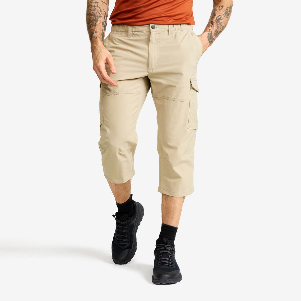 Adventure 3/4 Cargo Stretch Pants Herre Aluminium, Størrelse:S – Outdoorbukse, Vandrebukse & Trekkingbukse Adventure 3/4 Cargo Stretch Pants Herre Aluminium, Størrelse:S – Outdoorbukse, Vandrebukse & Trekkingbukse