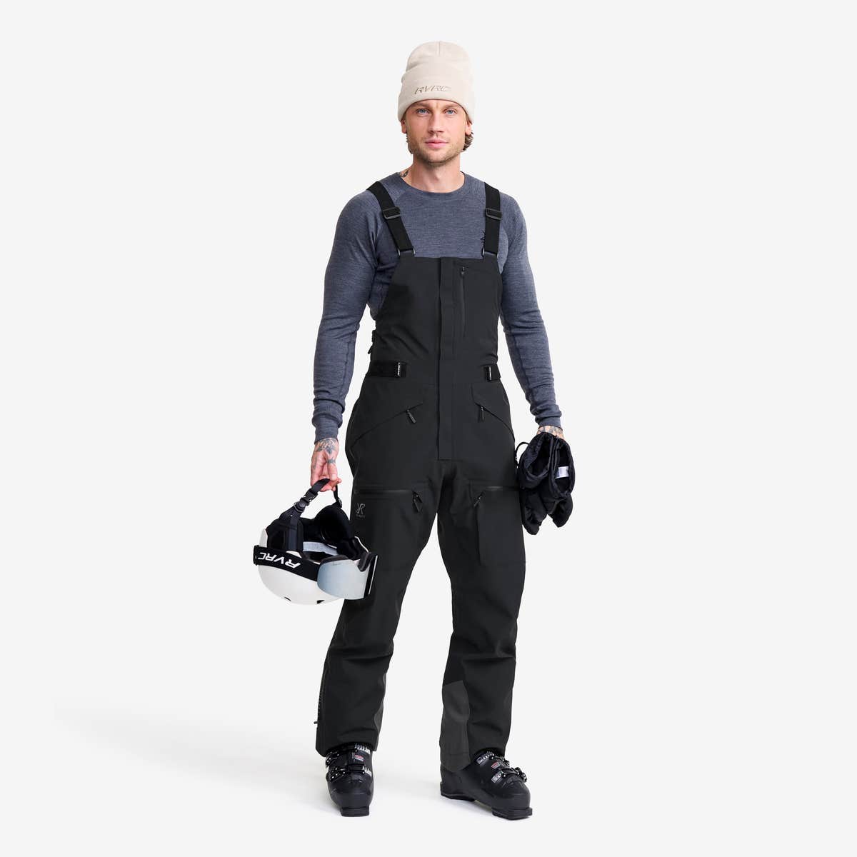Atlas 3L Ski Bib Pants Herre Black, Størrelse:S – Bukser > Skibukser Atlas 3L Ski Bib Pants Herre Black, Størrelse:S – Bukser > Skibukser