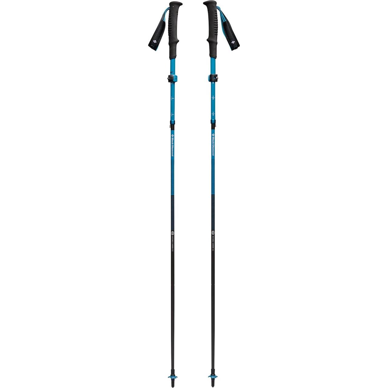 Black Diamond Distance Carbon FLZ Poles (pair) (Blå (DESERT SKY) 110-125CM) Black Diamond Distance Carbon FLZ Poles (pair) (Blå (DESERT SKY) 110-125CM)