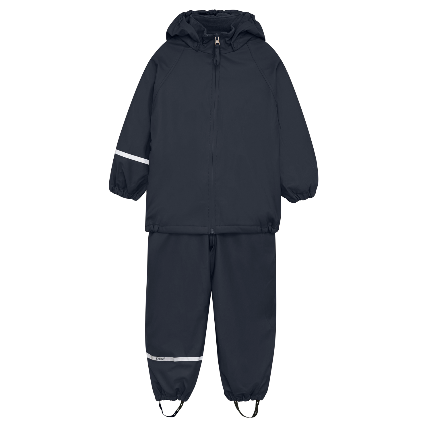 CeLaVi Børne Regnsæt m. fleece – Dark Navy – 120 CeLaVi Børne Regnsæt m. fleece – Dark Navy – 120