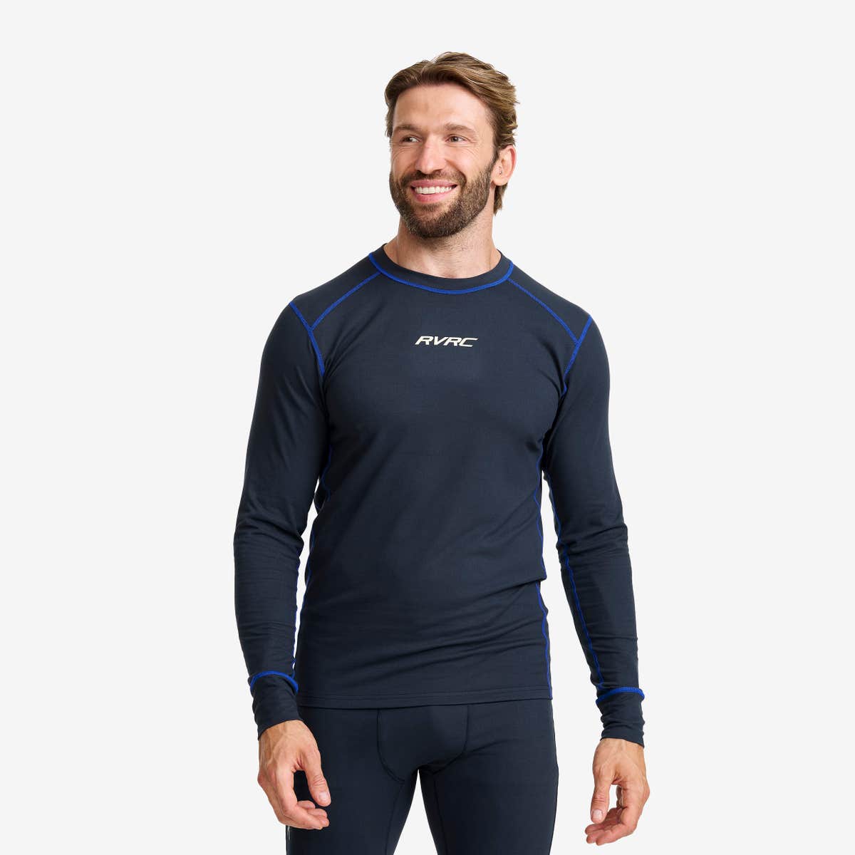 Downhill Base Layer Top Herre Deep Navy/Surf The Web, Størrelse:XL – Herre > Baselayers Downhill Base Layer Top Herre Deep Navy/Surf The Web, Størrelse:XL – Herre > Baselayers