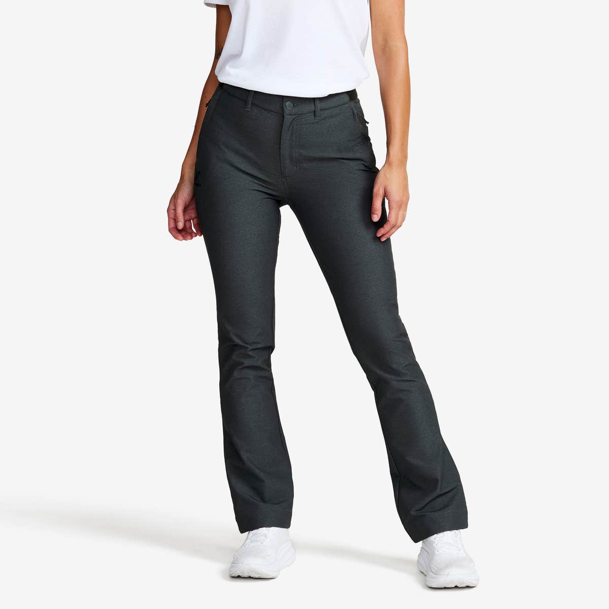 Journey High-waist Pants Dame Dark Grey Melange, Størrelse:XL – Outdoor Jeans Journey High-waist Pants Dame Dark Grey Melange, Størrelse:XL – Outdoor Jeans