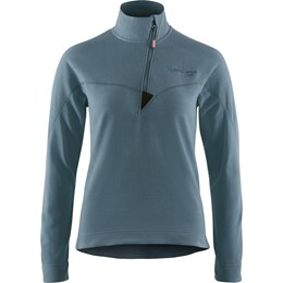 Klättermusen Sigyn Half Zip Sweater Dame XL Blå Fleece Klättermusen Sigyn Half Zip Sweater Dame XL Blå Fleece