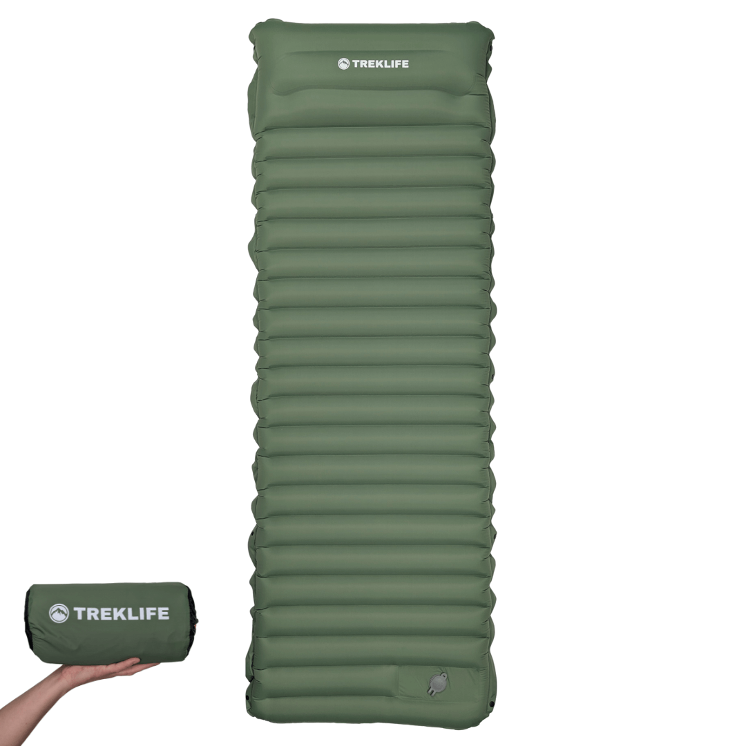 Liggeunderlag – Treklife Insulated CloudPad – Indbygget fodpumpe Liggeunderlag – Treklife Insulated CloudPad – Indbygget fodpumpe