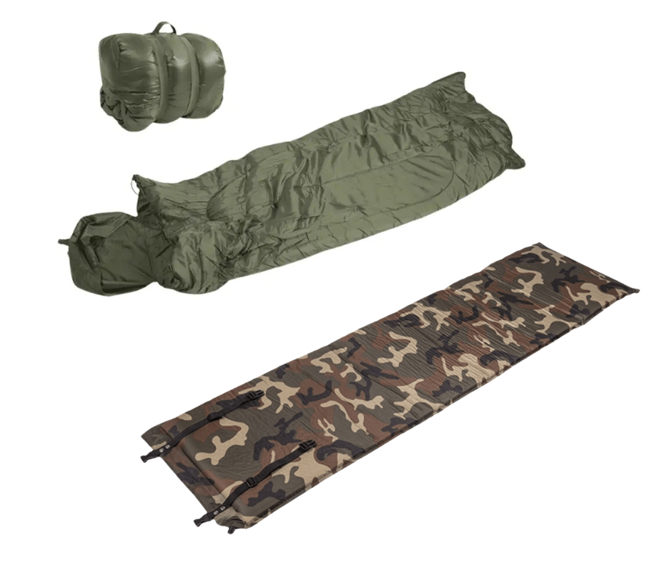 Pakketilbud Soveposer til sommer 185X75 CM & Selvoppustelig liggeunderlag Pakketilbud Soveposer til sommer 185X75 CM & Selvoppustelig liggeunderlag