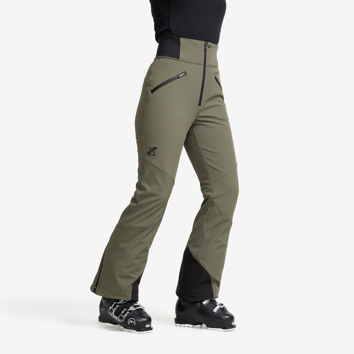 Raise Softshell Ski Pants Dame Kambaba Green, Størrelse:S – Dame > Bukser > Softshellbukser Raise Softshell Ski Pants Dame Kambaba Green, Størrelse:S – Dame > Bukser > Softshellbukser