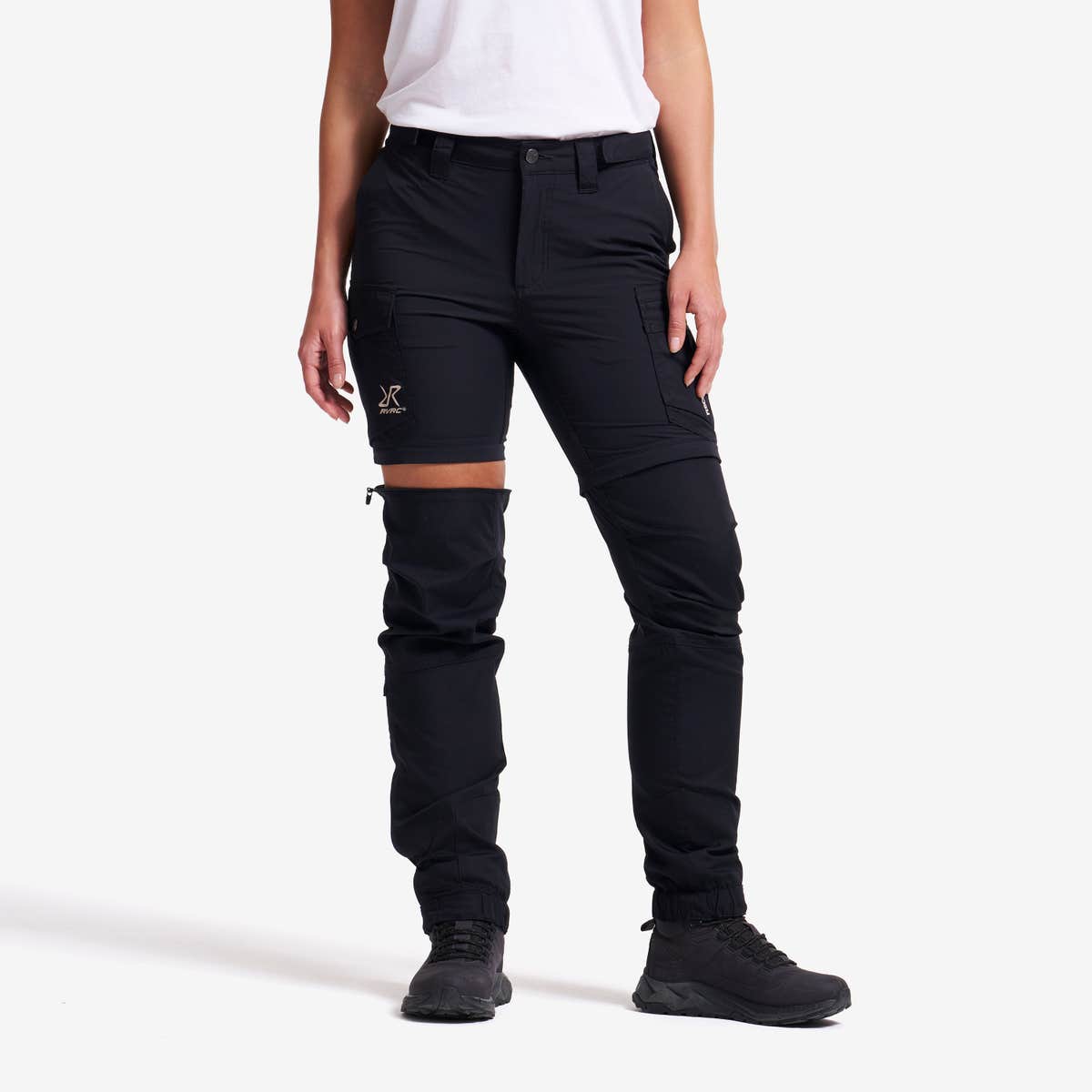 Rambler Lightweight Zip-off Pants Dame Black, Størrelse:M – Outdoorbukse, Vandrebukse & Trekkingbukse Rambler Lightweight Zip-off Pants Dame Black, Størrelse:M – Outdoorbukse, Vandrebukse & Trekkingbukse