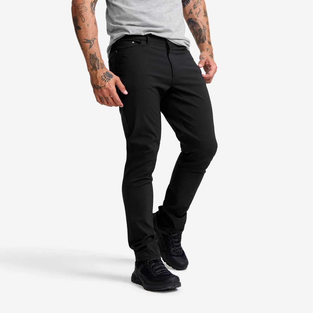 Root Outdoor Stretch Jeans Herre Black, Størrelse:L – Outdoor Jeans Root Outdoor Stretch Jeans Herre Black, Størrelse:L – Outdoor Jeans