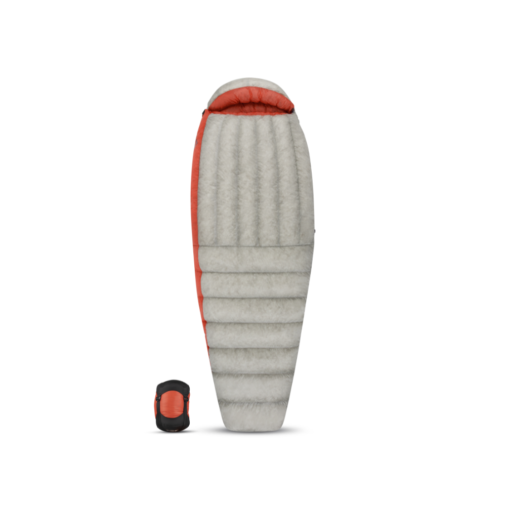 Sea to Summit Flame FmIII -10°C Women’s Long Right Zip Light Grey Vintersovepose Sea to Summit Flame FmIII -10°C Women’s Long Right Zip Light Grey Vintersovepose
