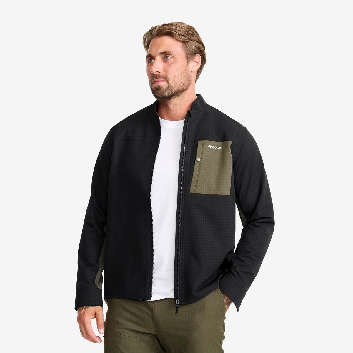 Venture Wind Overshirt Herre Black/Forest Night, Størrelse:M – Herre > Overdele > Skjorter Venture Wind Overshirt Herre Black/Forest Night, Størrelse:M – Herre > Overdele > Skjorter
