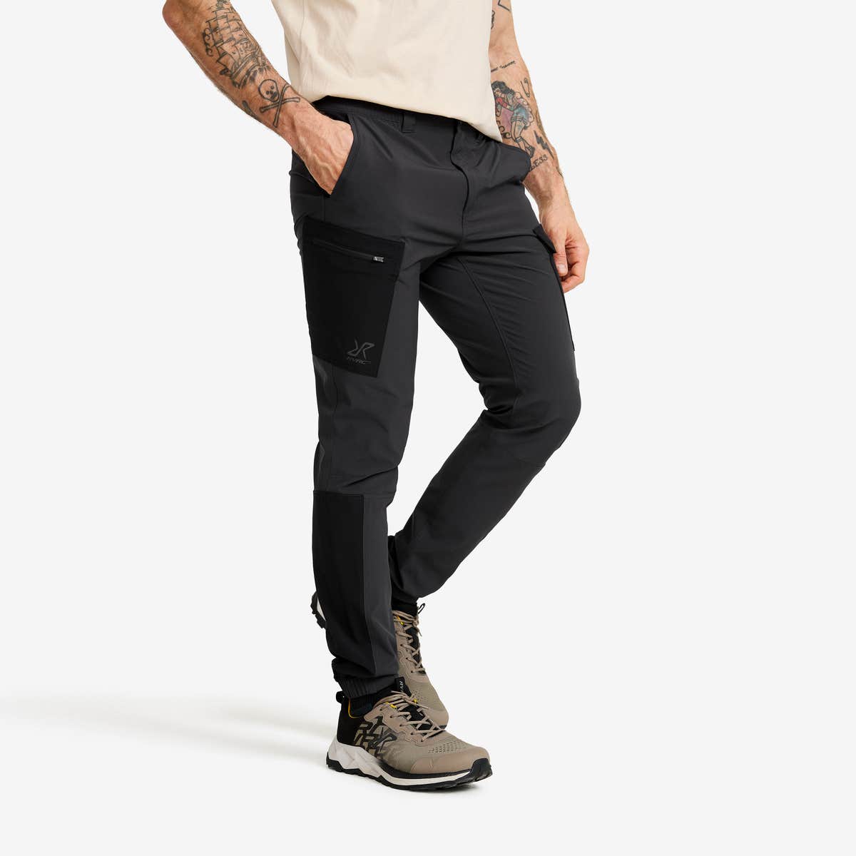 Verge Stretch Cargo Pants Herre Anthracite/Black, Størrelse:2XL – Outdoorbukse, Vandrebukse & Trekkingbukse Verge Stretch Cargo Pants Herre Anthracite/Black, Størrelse:2XL – Outdoorbukse, Vandrebukse & Trekkingbukse