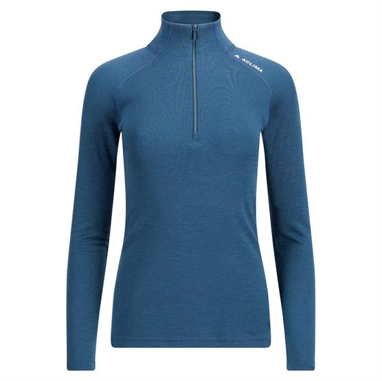 Aclima WarmWool Mockneck Womens, Midnight Navy Aclima WarmWool Mockneck Womens, Midnight Navy