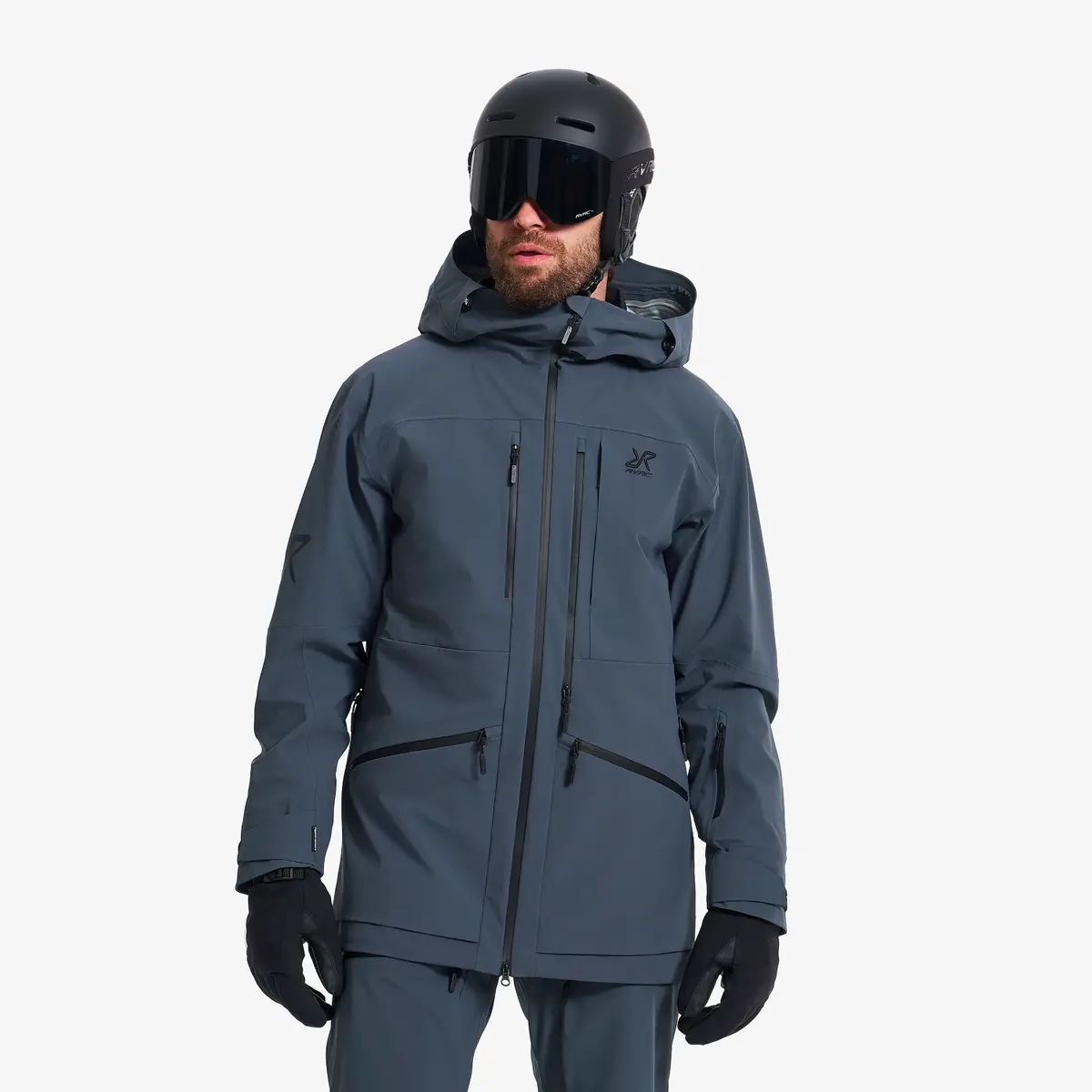 Atlas Long 3L Ski Jacket Herre India Ink, Størrelse:XL – Skijakker Atlas Long 3L Ski Jacket Herre India Ink, Størrelse:XL – Skijakker