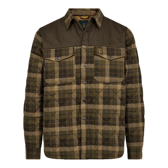 Deerhunter Youth Elbert Padded Shirt Jacket, Brown Check Deerhunter Youth Elbert Padded Shirt Jacket, Brown Check
