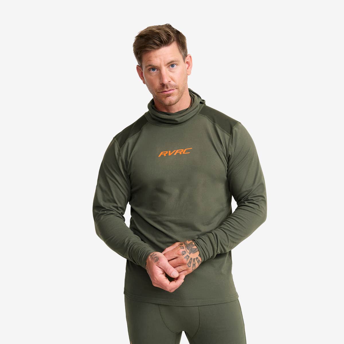 Downhill Base Layer Balaclava Top Herre Kambaba Green/Rosin Green, Størrelse:M – Herre > Baselayers Downhill Base Layer Balaclava Top Herre Kambaba Green/Rosin Green, Størrelse:M – Herre > Baselayers