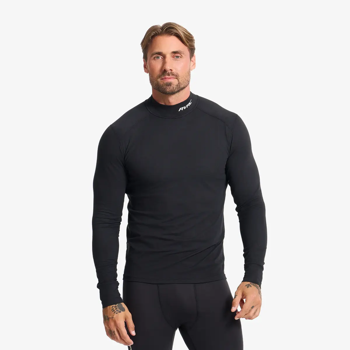 Downhill Mock Neck Baselayer Top Herre Black, Størrelse:4XL – Herre > Baselayers Downhill Mock Neck Baselayer Top Herre Black, Størrelse:4XL – Herre > Baselayers