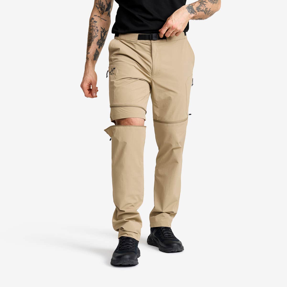 Elevate Hiking Zip-off Pants Herre Khaki, Størrelse:XL – Zip-off-bukser Elevate Hiking Zip-off Pants Herre Khaki, Størrelse:XL – Zip-off-bukser