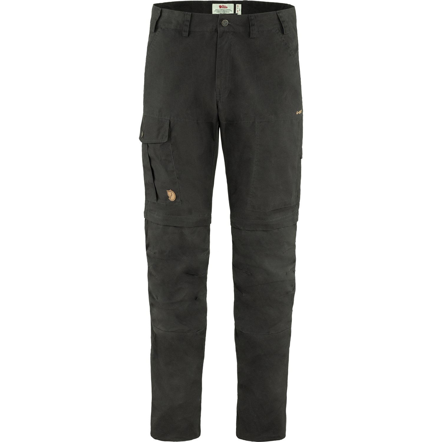 Fjällräven Karl Pro Zip-Off Trousers Herre 46 Grå/Sort Outdoor bukser Fjällräven Karl Pro Zip-Off Trousers Herre 46 Grå/Sort Outdoor bukser