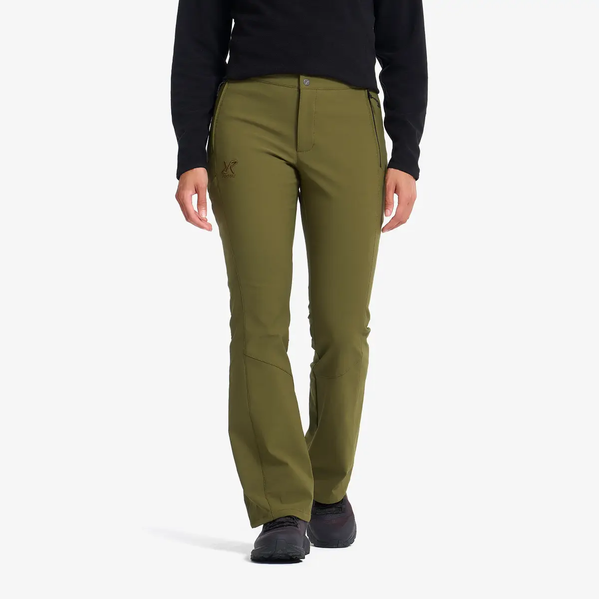 Fjord Warm Stretch Pants Dame Dark Olive, Størrelse:XL – Outdoorbukse, Vandrebukse & Trekkingbukse Fjord Warm Stretch Pants Dame Dark Olive, Størrelse:XL – Outdoorbukse, Vandrebukse & Trekkingbukse