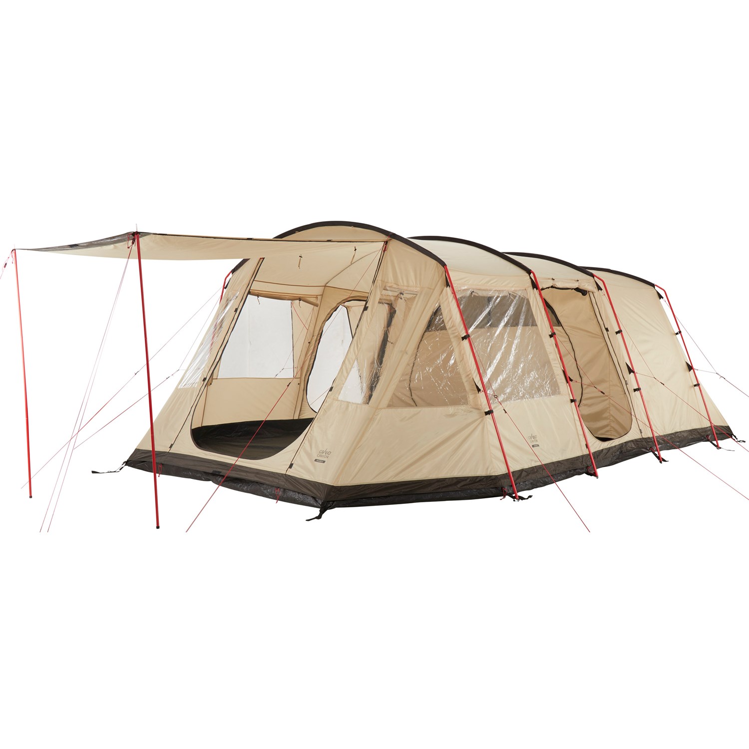 Grand Canyon Dolomiti 6, 6-Personers Telt Brun Familietelte Grand Canyon Dolomiti 6, 6-Personers Telt Brun Familietelte