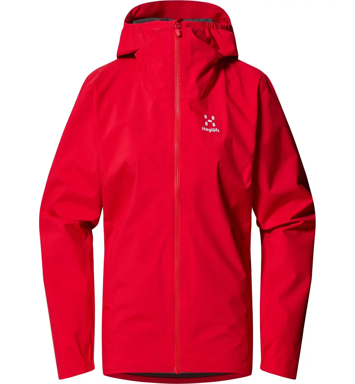 Haglöfs Korp Proof Regnjakke Dame, bright red Haglöfs Korp Proof Regnjakke Dame, bright red