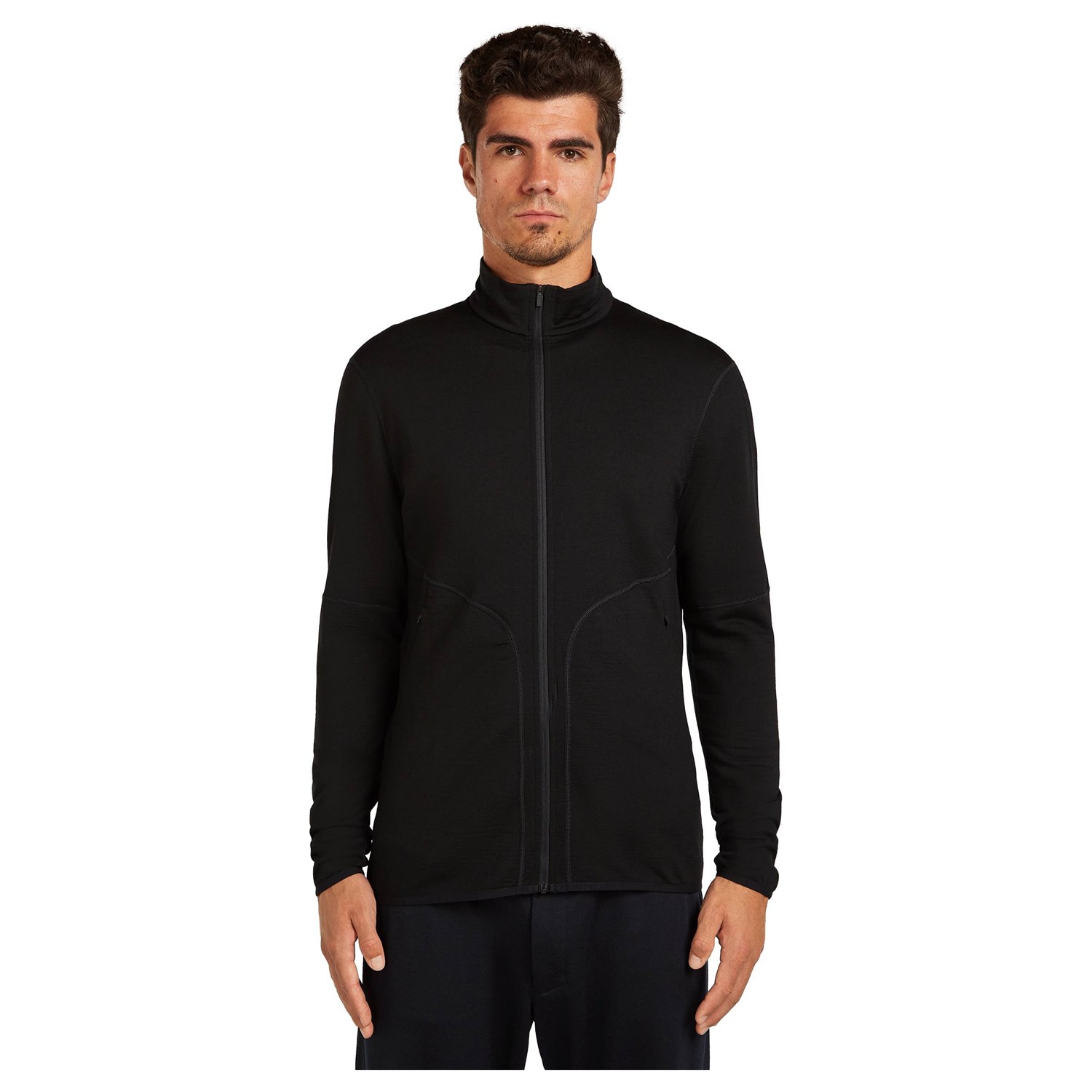 Icebreaker Merino 560 RealFleece Elemental LS Zip Herre S Sort Trøjer & sweaters Icebreaker Merino 560 RealFleece Elemental LS Zip Herre S Sort Trøjer & sweaters