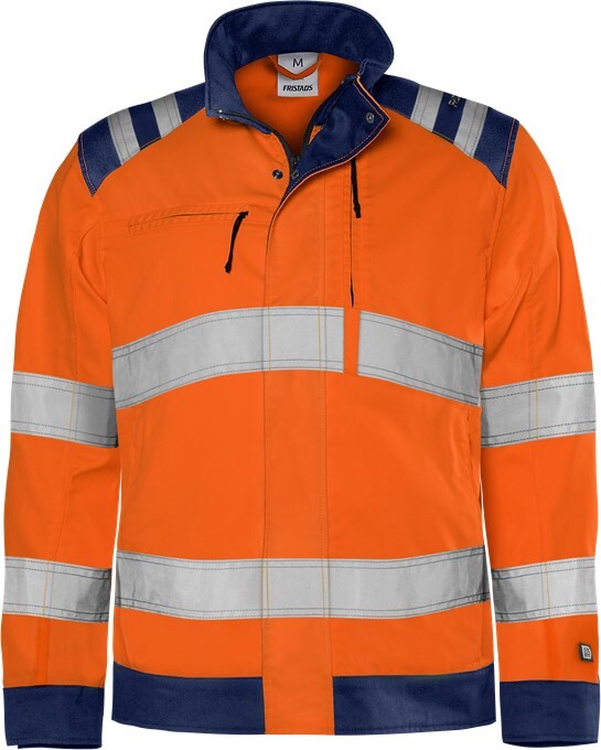 Kansas/Fristads Hi-Vis Green Jakke kl. 3 Herre (HI VIS Orange/Marine, XL) Kansas/Fristads Hi-Vis Green Jakke kl. 3 Herre (HI VIS Orange/Marine, XL)