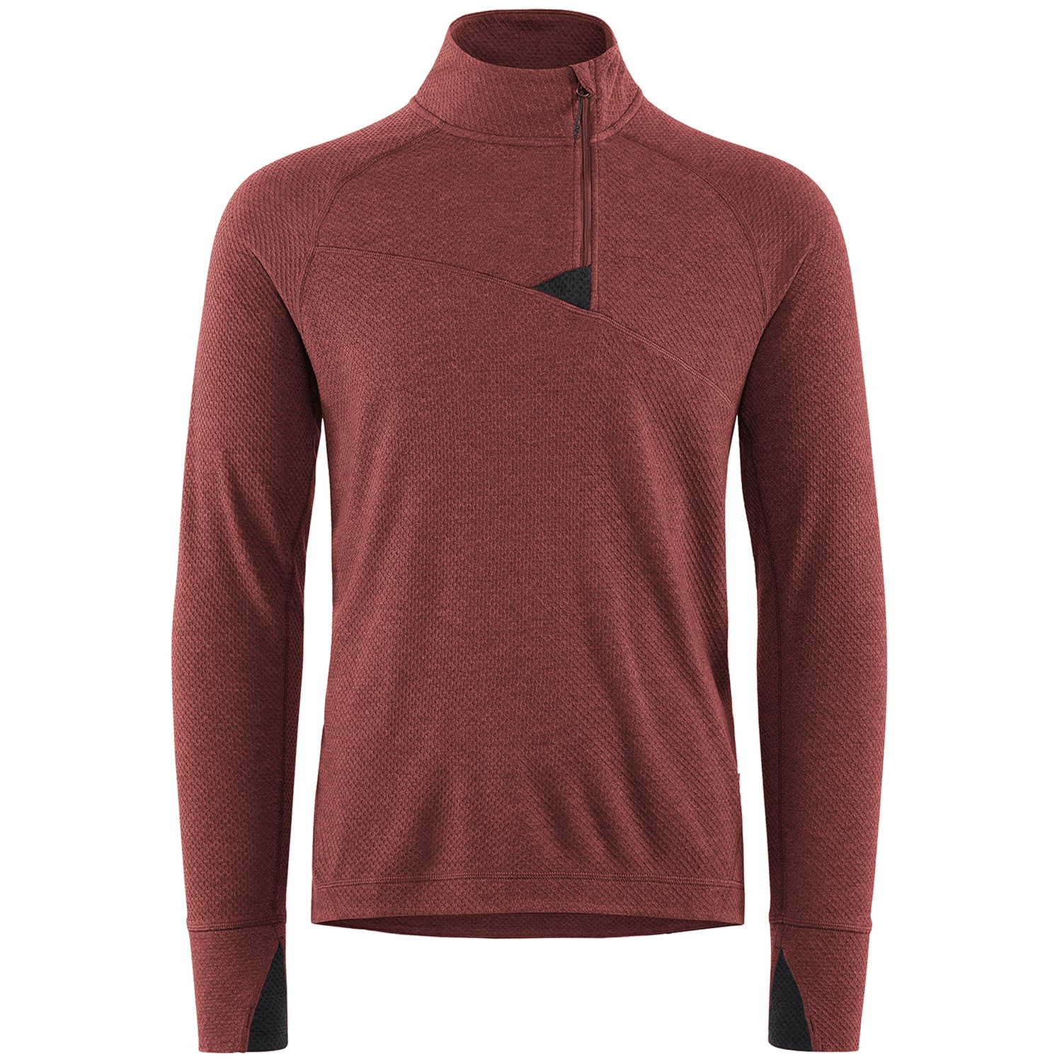 Klättermusen Huge Half Zip Sweater Herre L Rød Fleece Klättermusen Huge Half Zip Sweater Herre L Rød Fleece