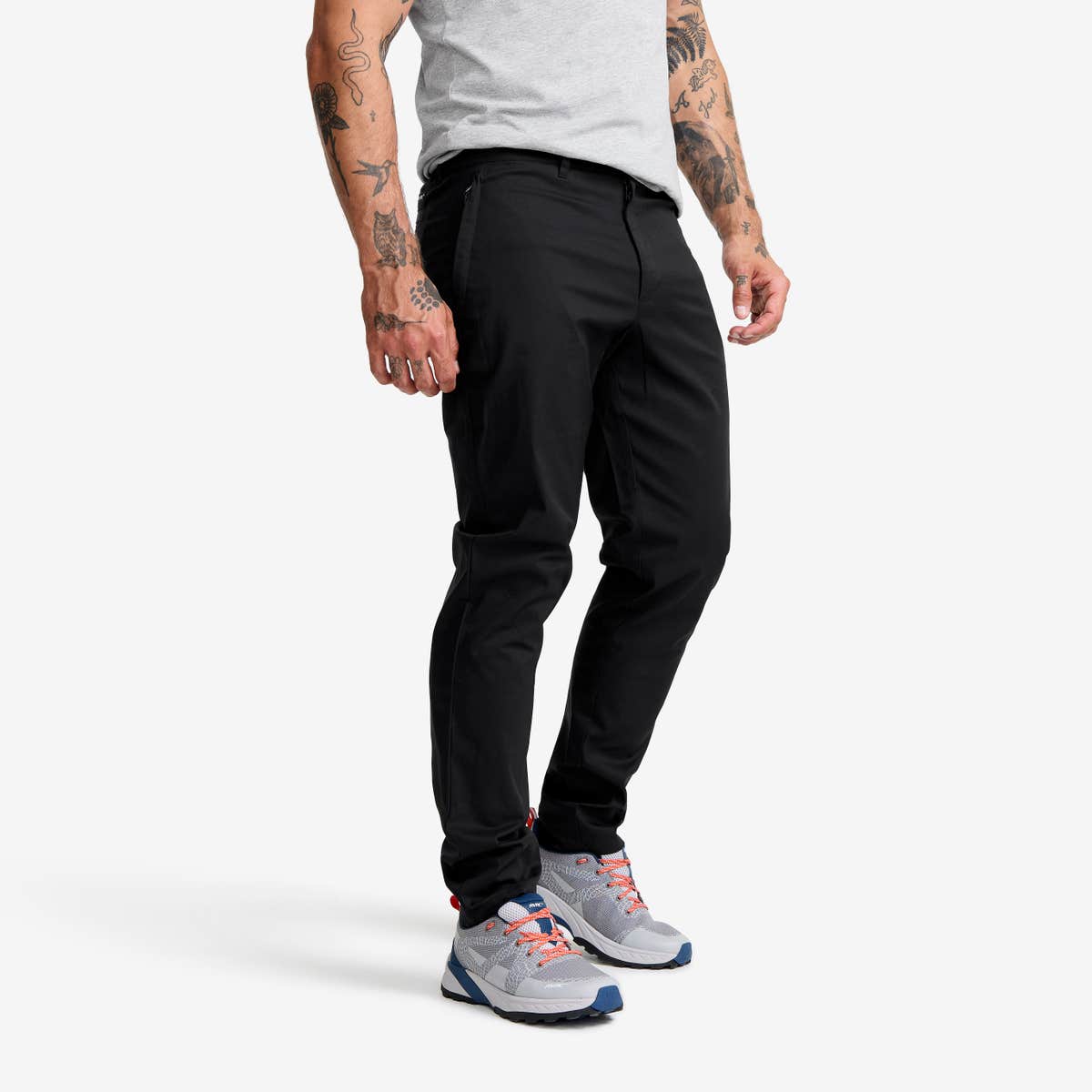 Maple Stretch Chinos Herre Black, Størrelse:XS – Outdoor Jeans Maple Stretch Chinos Herre Black, Størrelse:XS – Outdoor Jeans