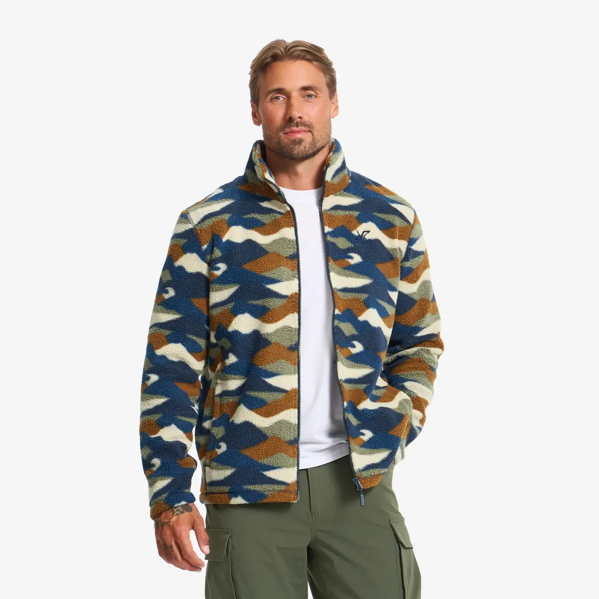 Moss Graphic Pile Fleece Jacket Herre Deep Navy/Monk’s Robe, Størrelse:XL – Herre > Overdele > Fleece & Midlayers Moss Graphic Pile Fleece Jacket Herre Deep Navy/Monk’s Robe, Størrelse:XL – Herre > Overdele > Fleece & Midlayers