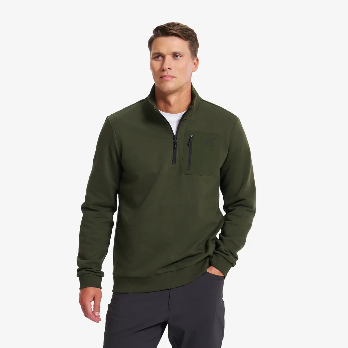 RVRC Half-zip Sweater Herre Forest Night, Størrelse:L – Herre > Overdele > Hoodies Og Sweatshirts RVRC Half-zip Sweater Herre Forest Night, Størrelse:L – Herre > Overdele > Hoodies Og Sweatshirts