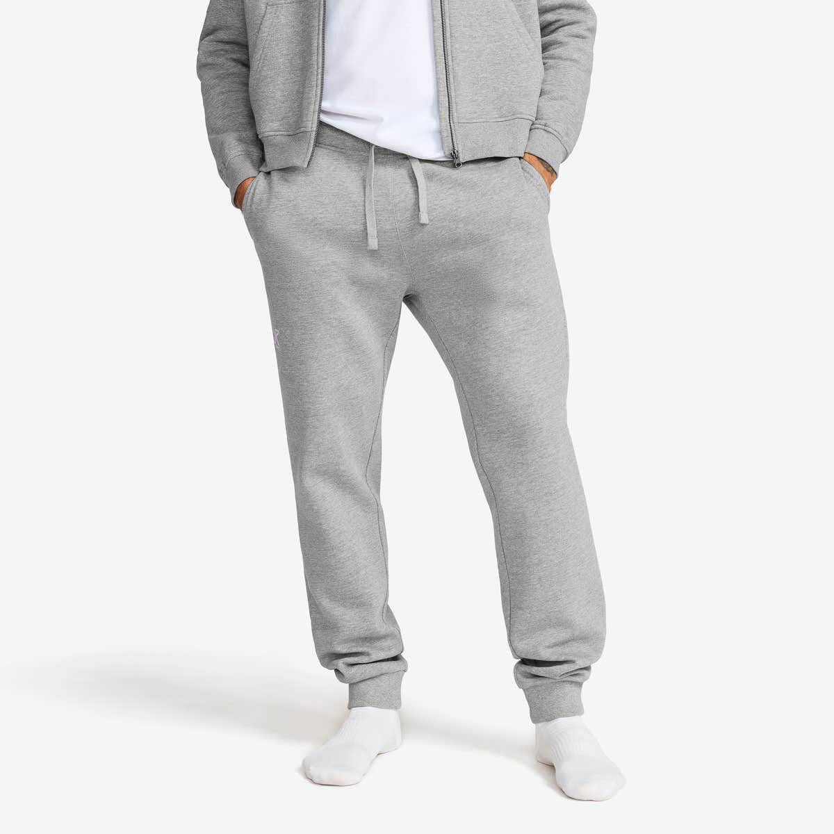 RVRC Sweatpants Herre Grey Melange, Størrelse:4XL – Sweatpants RVRC Sweatpants Herre Grey Melange, Størrelse:4XL – Sweatpants
