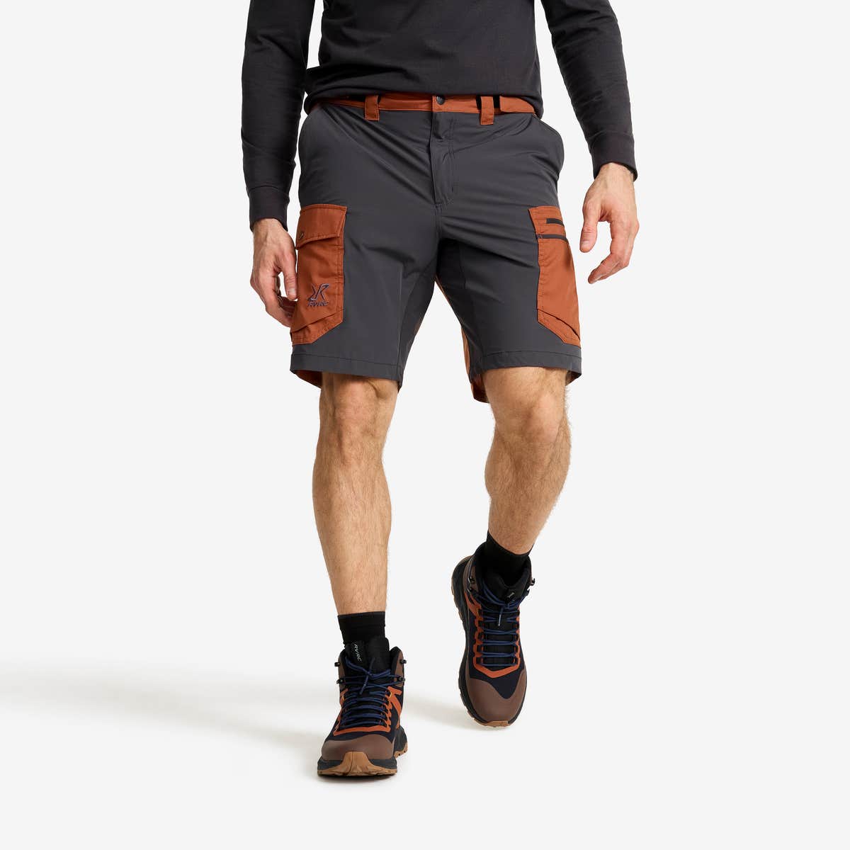 Rambler Lightweight Pro Shorts Herre Dusty Orange/Anthracite, Størrelse:S – Bukser > Shorts Rambler Lightweight Pro Shorts Herre Dusty Orange/Anthracite, Størrelse:S – Bukser > Shorts
