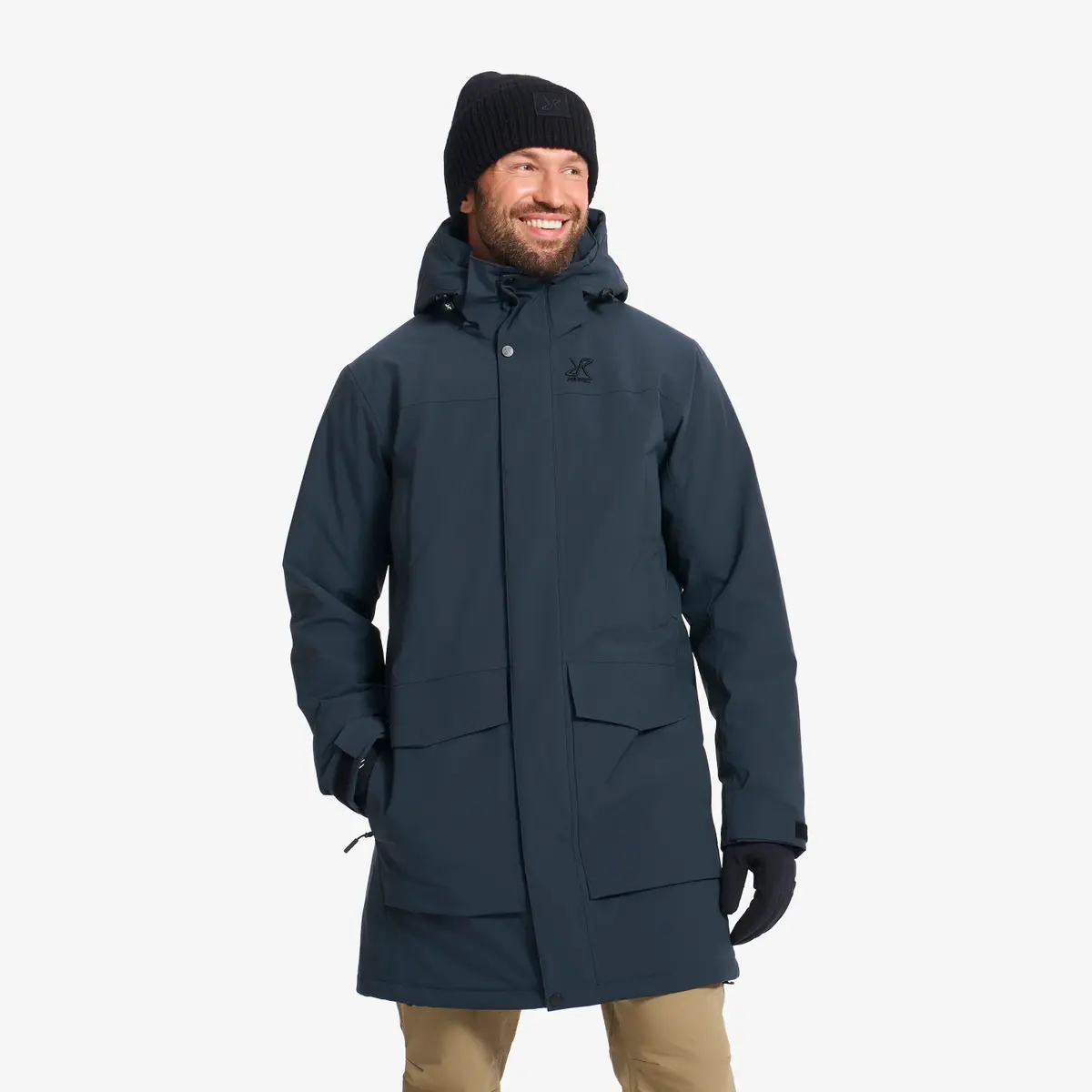 Rhyme 2L Insulated Parka Herre Deep Navy, Størrelse:S – Rhyme 2L Insulated Parka Herre Deep Navy, Størrelse:S –
