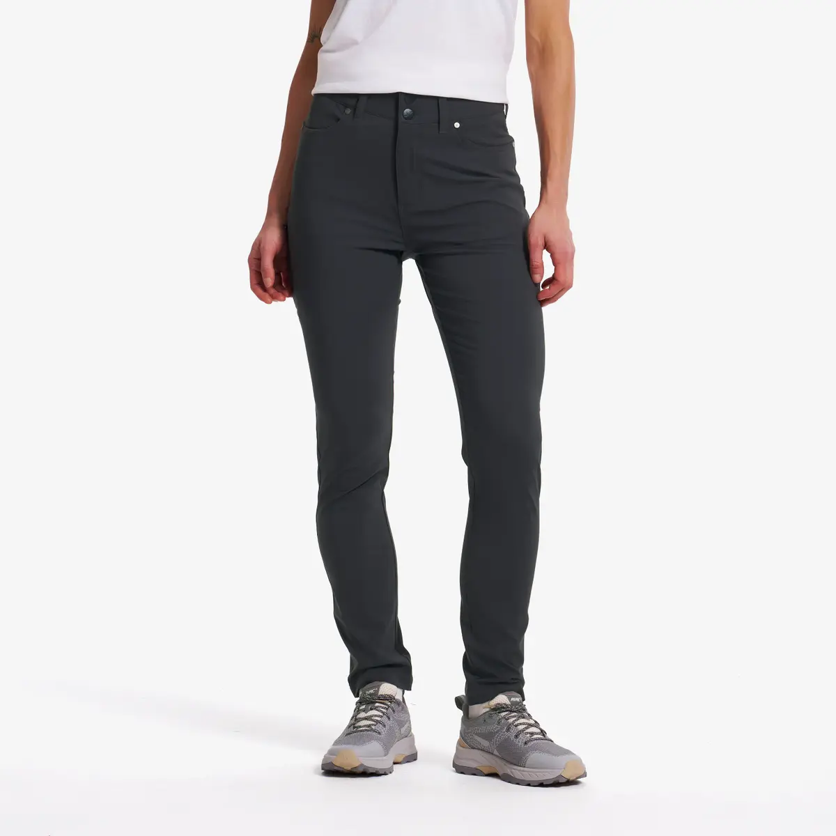 Root High-waist Stretch Jeans Dame Anthracite, Størrelse:XS – Outdoor Jeans Root High-waist Stretch Jeans Dame Anthracite, Størrelse:XS – Outdoor Jeans