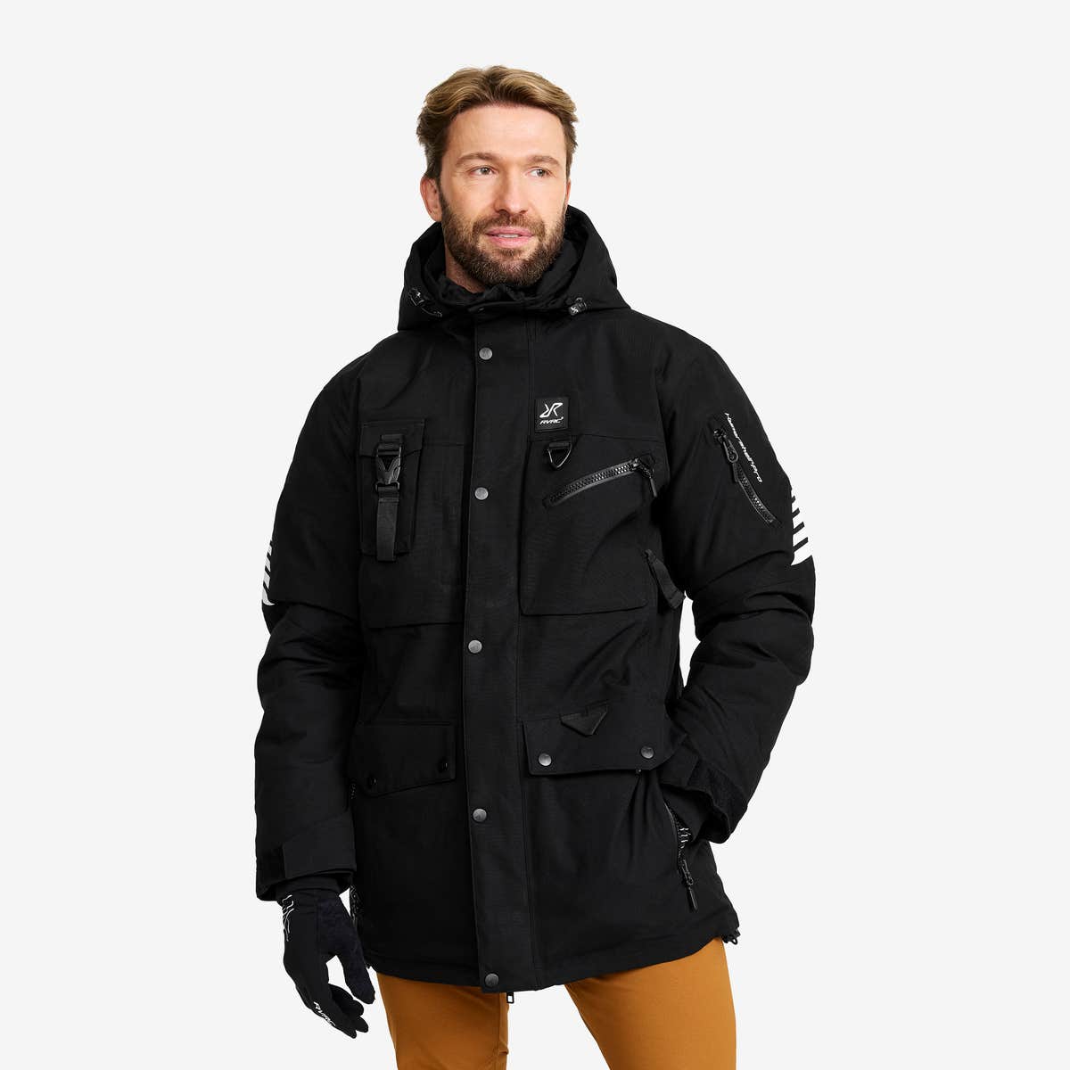 Saviour Tech 2L Insulated Parka Herre Black, Størrelse:L – Vinterjakker Saviour Tech 2L Insulated Parka Herre Black, Størrelse:L – Vinterjakker