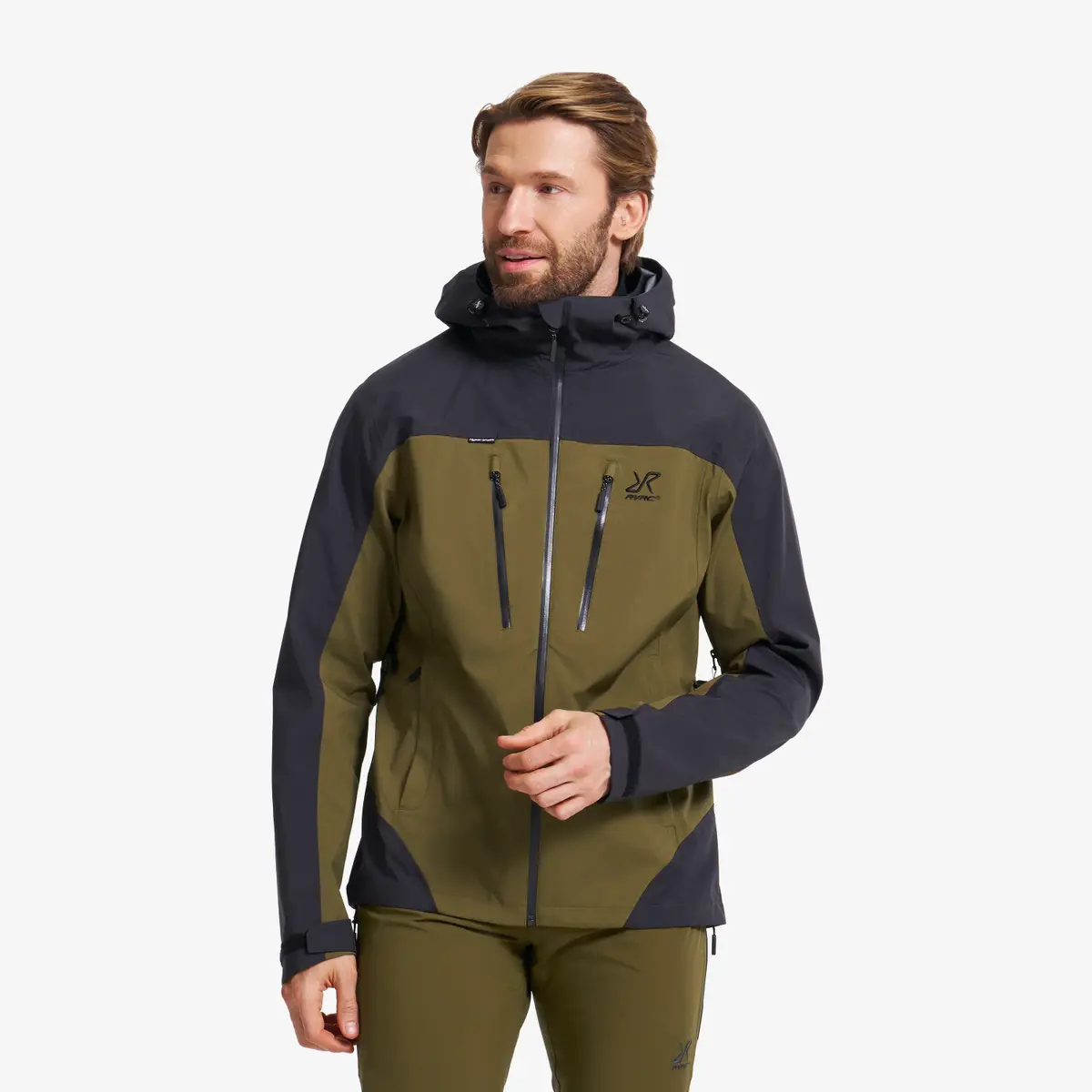 Silence Proshell 3L Jacket Herre Dark Olive/Moonless Night, Størrelse:2XL – Jakker > Regn- Og Skaljakker Silence Proshell 3L Jacket Herre Dark Olive/Moonless Night, Størrelse:2XL – Jakker > Regn- Og Skaljakker